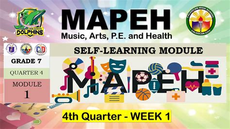 Grade 7 4th Quarter Week 1 Mapeh Module Youtube