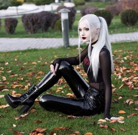 Goth Beauty Dark Beauty Gothic Fashion Style Fashion Anastasia Model Tapered Chinos Mode