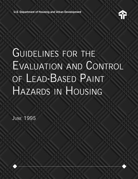 Hud Guidelines For The Evaluation And Control Of Lead Based Paint