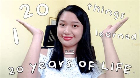 20 Things That I Learned In My 20 Years Of Life A Birthday Vlog Youtube