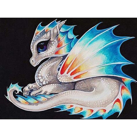 Diamond Painting Full Round Dragon