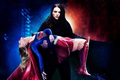 Lena Luthor And Supergirl Passed Out From Lena S Kiss Supergirl