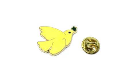 Dove With Olive Branch Pin Finox
