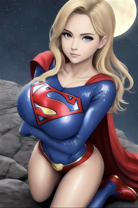 Supergirl Cool Anime Girl Kawaii Anime Girl Dc Comics Superheroes Comics Girls Girl