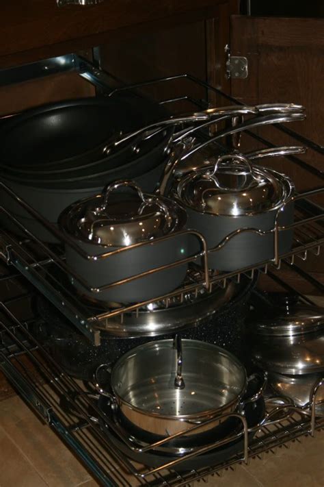 Compare prices on popular products in kitchen storage. Rev-A-Shelf Two-Tier Cookware Organizer at Lowe's for $105 ...