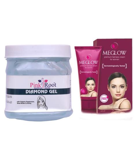 Pink Root Diamond Gel 500gm Meglow Women Fairness Cream Day Cream 100