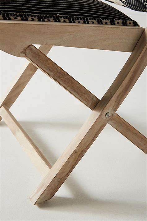 Suren Striped Terai Folding Chair Folding Chair Chair Upholstery Foam