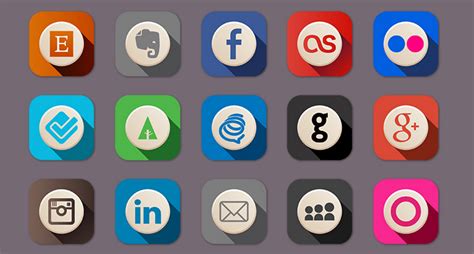 50 Free High Quality Social Media Icon Sets Something For Everyone
