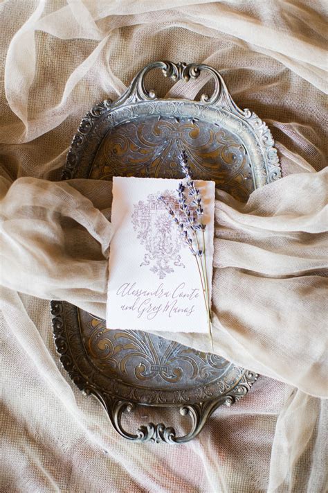 Beautiful Intricate Wedding Invitation Calligraphy Styled By