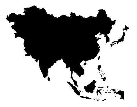 Slepá Mapa Asie Výběr 12 Map Ke Stažení