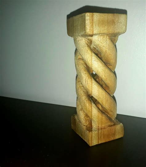 Hollow Spiral Wood Carving By Axeldeath On Deviantart