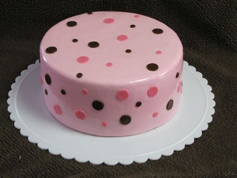 Polka Dot Birthday Cake CakeCentral Com