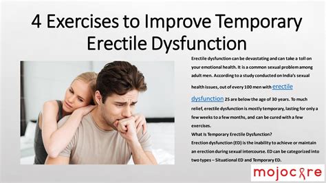 Exercises To Improve Temporary Erectile Dysfunction By Mojocare Issuu