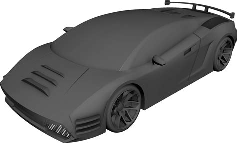 Lamborghini Gallardo Concept 3d Cad Model