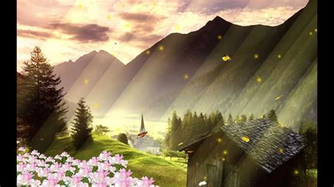 Beautiful Landscape Animated Wallpaper http://www.desktopanimated.com ...
