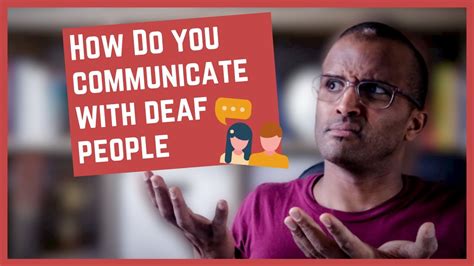 How To Communicate With A Deaf Person Cc Youtube