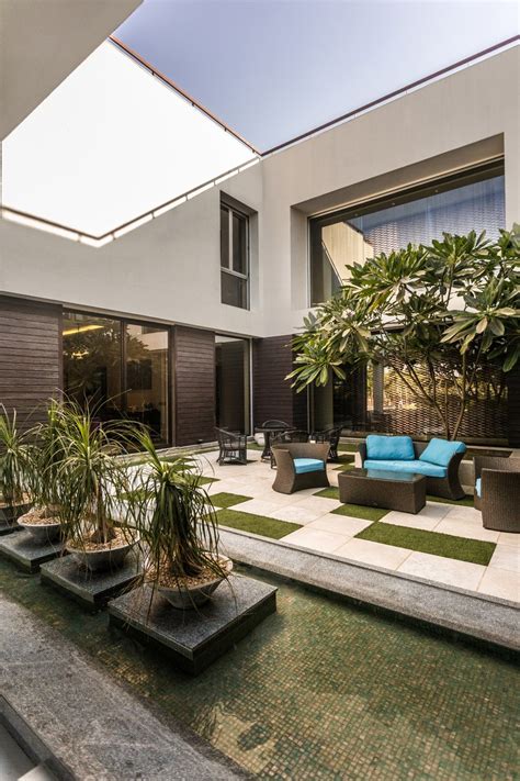 Brand new 3 bedroom brand new independent luxury duplex house with latest modular work and latest interior design in punjab chandigarh india about brand new house villas chandigarh : Abhyudaya-Villa in Ahmedabad | Bungalow landscaping, Patio ...