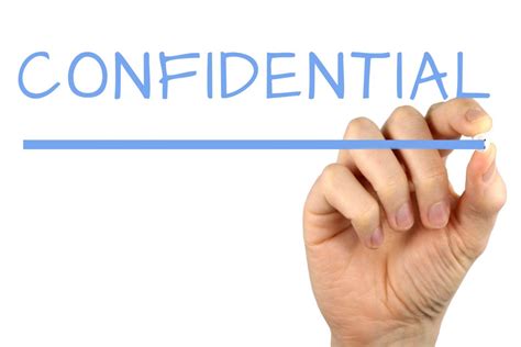 Confidential - Handwriting image