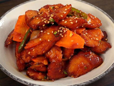 Spicy Stir Fried Fish Cakes Eomuk Bokkeum Maangchi Recipes Korean