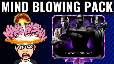 Mk Mobile Klassic Ninja Pack Opening Mind Blowing Pack Of Mk Mobile