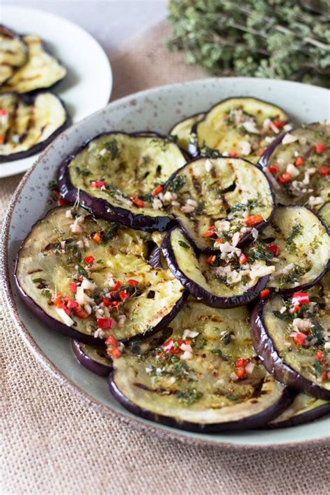 Italian Marinated Eggplant Inside The Rustic Kitchen Recipe Roasted Eggplant Recipes
