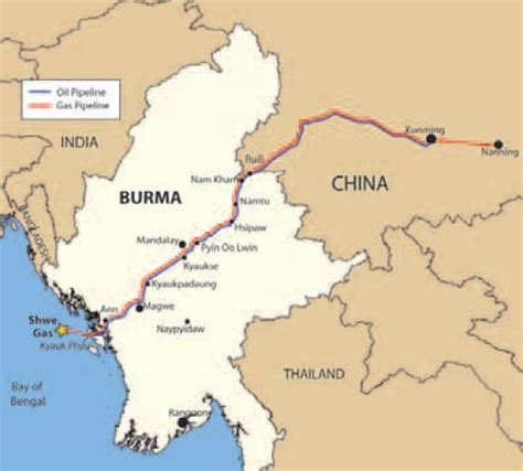 Black South Asia Myanmar China Pipeline Opportunity For Hambantota
