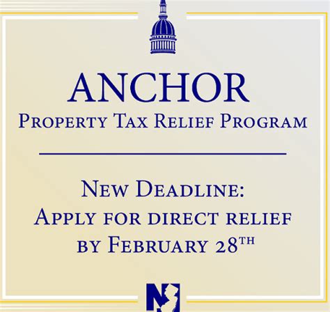NJ Property Tax Rebate Anchor