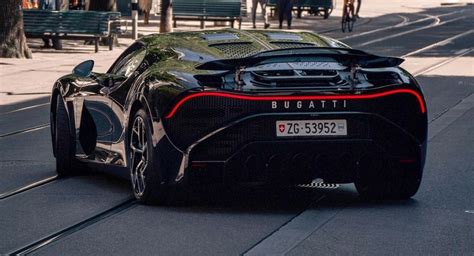 One Off Bugatti La Voiture Noire Spotted On The Streets Of Zurich