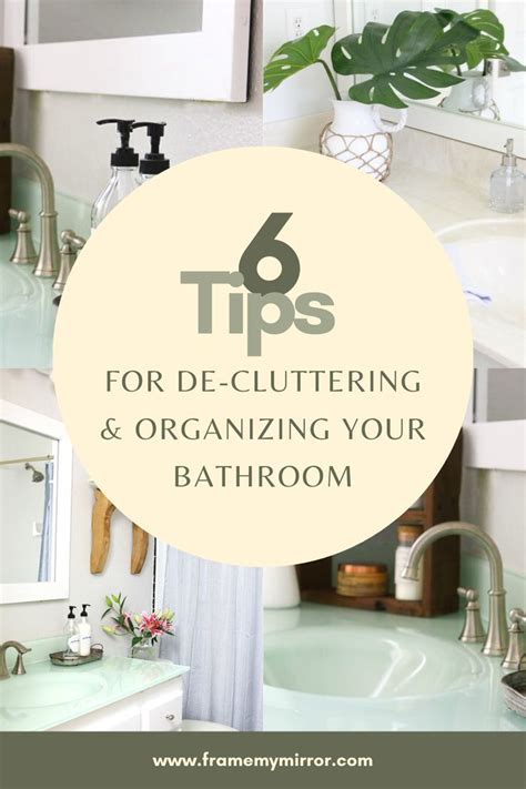 6 Tips For De Cluttering And Organizing Your Bathroom Bathroom