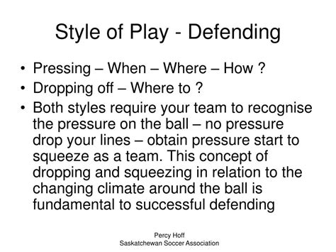 Ppt Principles Of Play Systems Of Play Styles Of Play Powerpoint