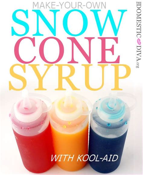Homemade Snow Cone Syrup Artofit