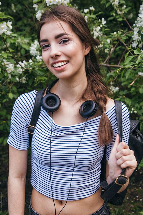 girl with headphones by stocksy contributor danil nevsky stocksy
