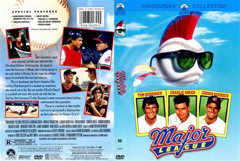 Major League 1989 Ws R1 Movie Dvd Cd Label Dvd Cover Front Cover