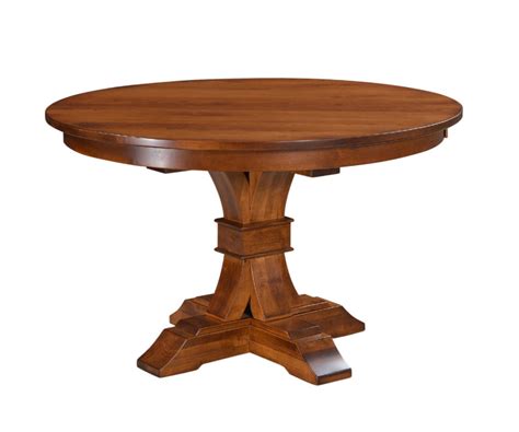 Bowerstown Single Pedestal Table Steiners Amish Furniture
