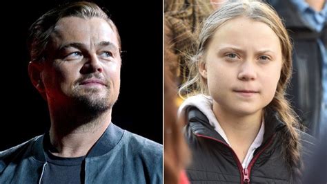 leonardo dicaprio praises greta thunberg as a leader of our time