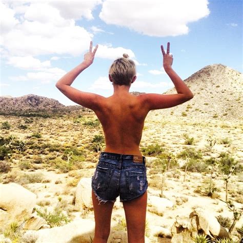 Miley Cyrus From Celebs Hottest Topless Instagrams E News