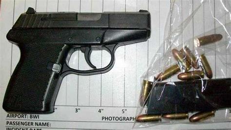 Tsa Confiscates Stolen Loaded Gun At Bwi