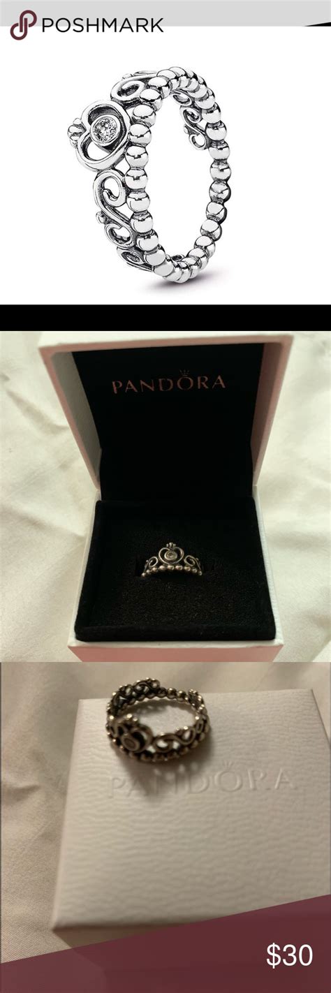 Skip to main search results. Pandora princess ring size 5 sterling silver | Pandora ...