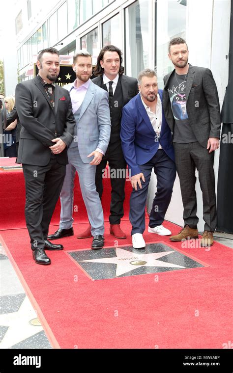 Nsync Star Ceremony On The Hollywood Walk Of Fame In Los Angeles Ca Featuring Chris