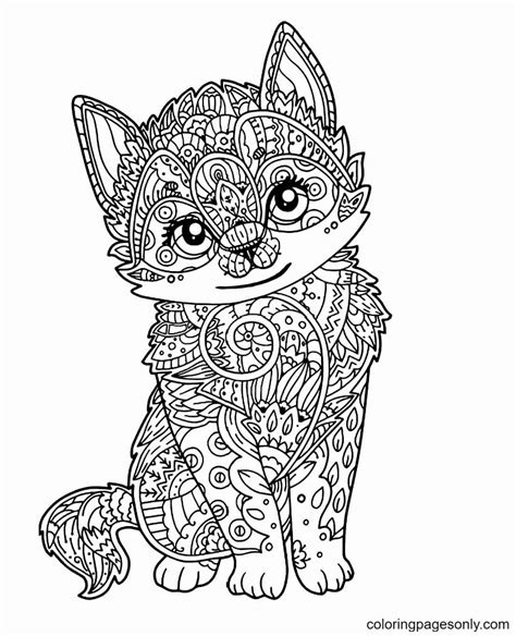 Hard Cute Coloring Page Free Printable Coloring Pages