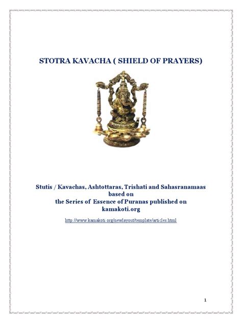 Stotrakavachapdf Shiva Vishnu