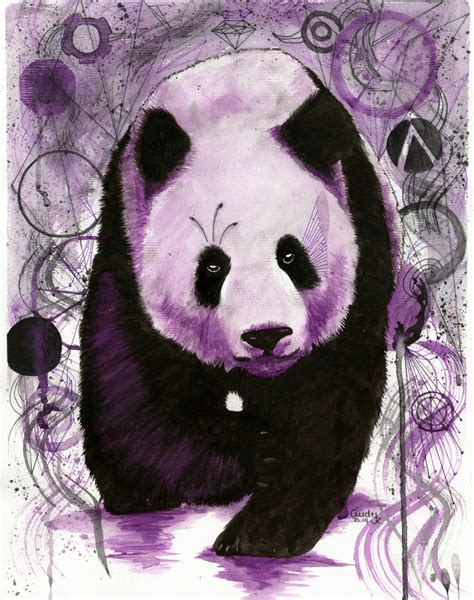 Purple Panda By Cindy R On Deviantart