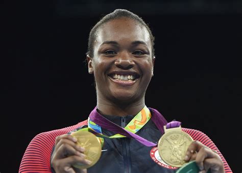 Bobby moffett brendan loughnane vs. U.S. Boxer Claressa Shields won her second gold medal.