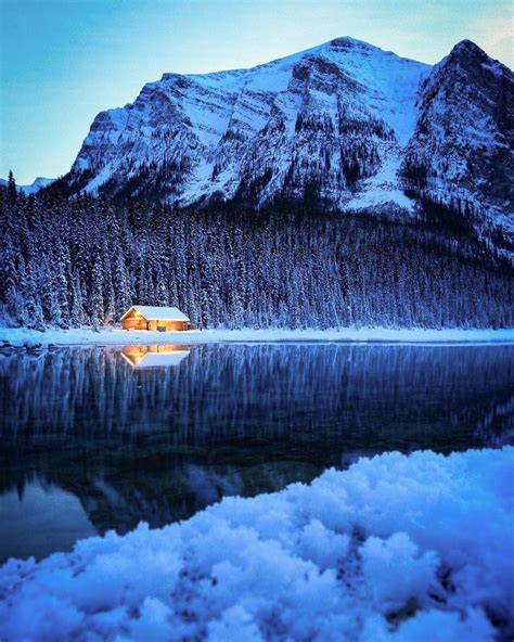 Blue Hour Lake Louise Banff Alberta By Simon Ennals Photography