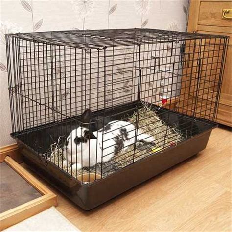 2 Door Indoor Dwarf Rabbit Cage By Petplanet W81 X H58cm Free Uk