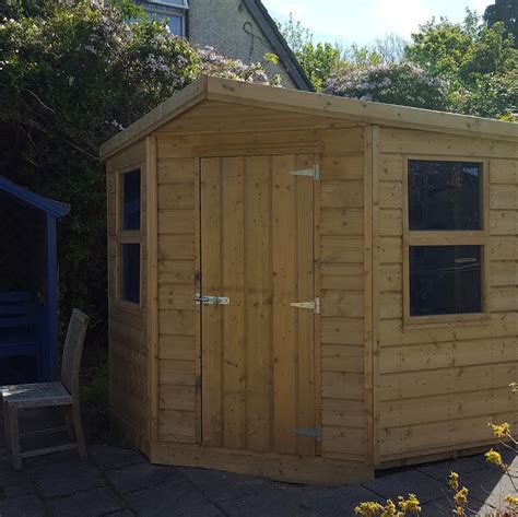 Revamp Your Unused Space Into One Of The Daintiest Corner Sheds Ever