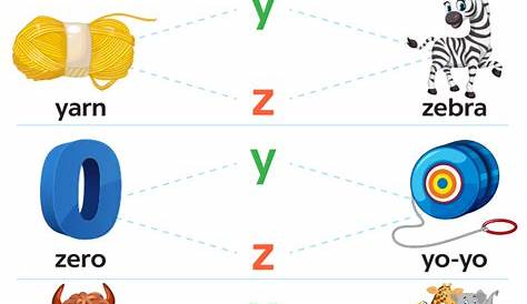 Letter Y and Z Sounds Worksheet: Free Phonics Printable for Kids