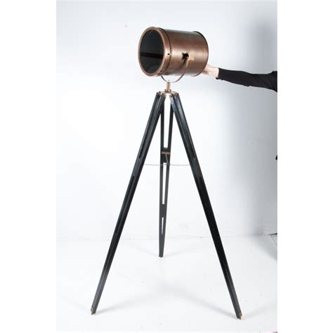 Indoor floor spotlights spot lamps spotlight led round by. Copper Free Standing Spotlight | Black Country Metalworks