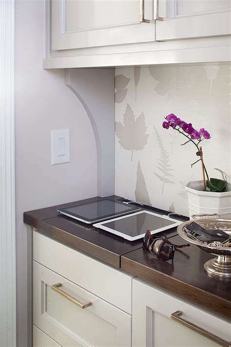 Learn how to turn your kitchen counters from a catchall to an organized and function space. Smart Kitchen Charging Stations and Drawers to Always Stay ...