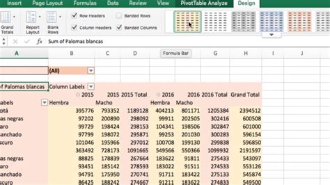 Ejemplos De Tablas Dinamicas En Excel Avanzado Opciones De Ejemplo